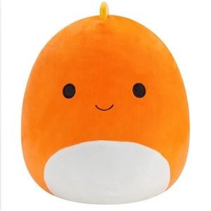 Squishmallows 14 inch Amideus Orange Dinosaur w/ Yellow Scales Type 1 Diabetes